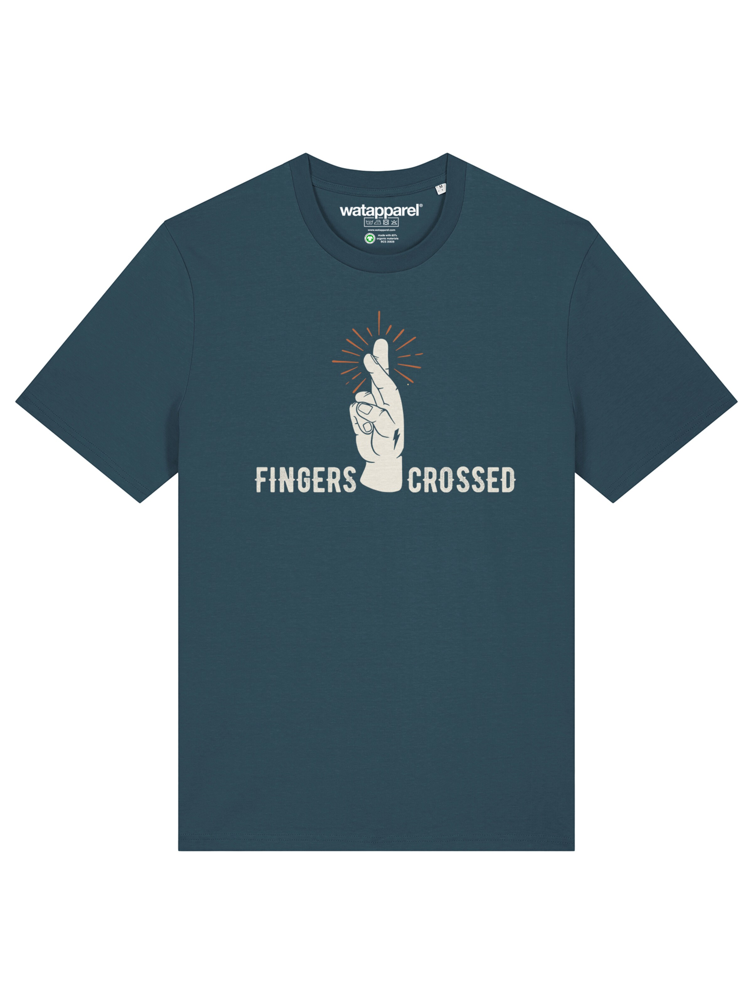 T-Shirt Watapparel en vert : devant