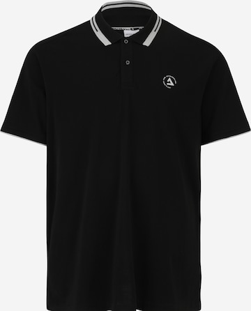 Jack & Jones Plus Poloshirt 'HASS' in Schwarz: predná strana