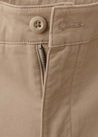 MANGO TEEN Regular Pants 'Bermudas' in Beige