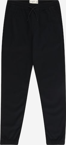 Abercrombie & Fitch Tapered Παντελόνι σε μαύρο: μπροστά