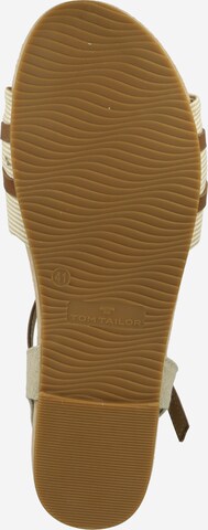 TOM TAILOR Riemensandale in Beige