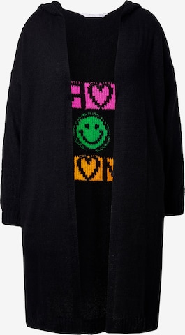Angel of Style Knit cardigan in Black: front