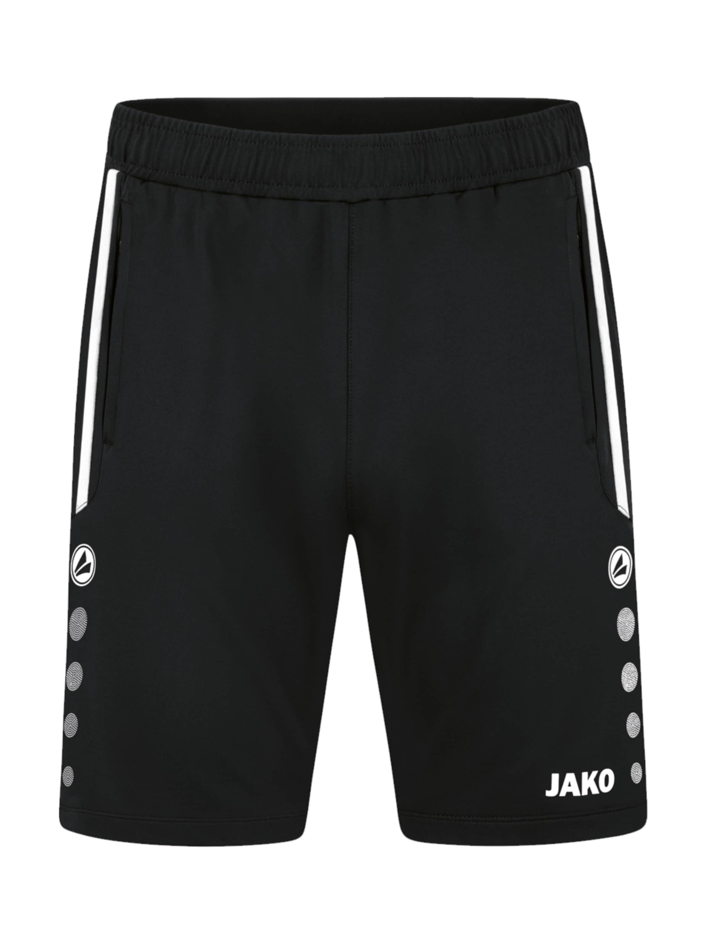 JAKO Regular Sporthose in Schwarz: Vorderseite