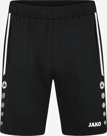 JAKO Workout Pants in Black: front