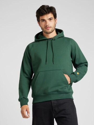 Sweat-shirt 'Chase' Carhartt WIP en vert : devant