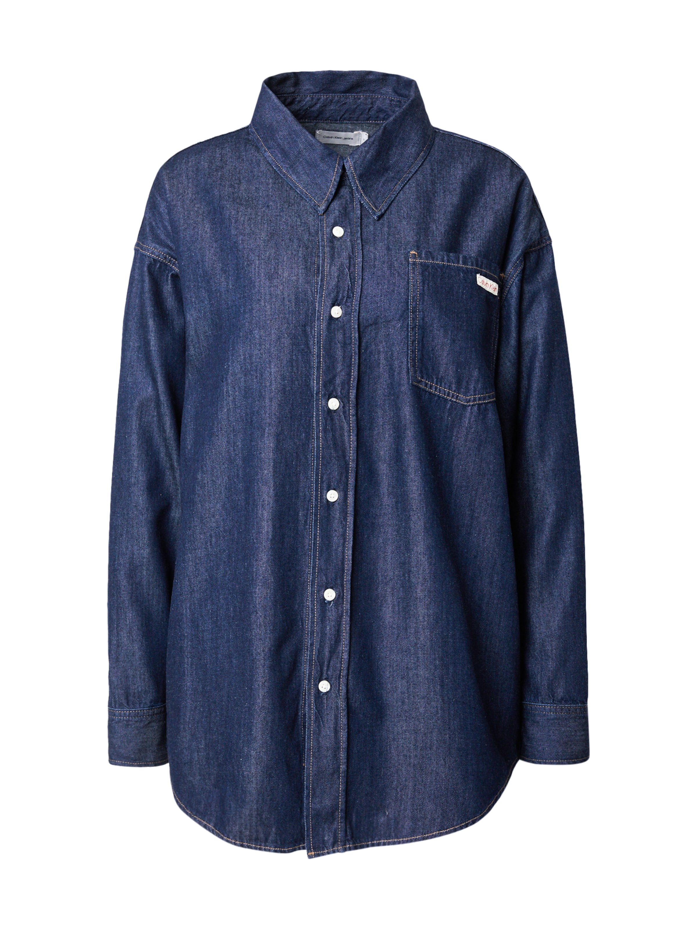 Camicia da donna di Calvin Klein Jeans in blu: frontale