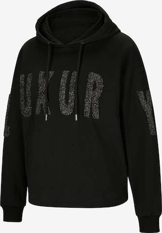 Sweat-shirt heine en noir : devant