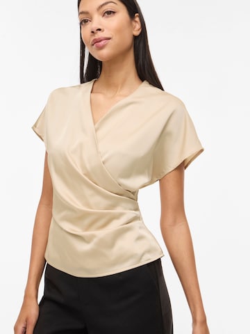 VILA Bluse 'VIElette' i beige