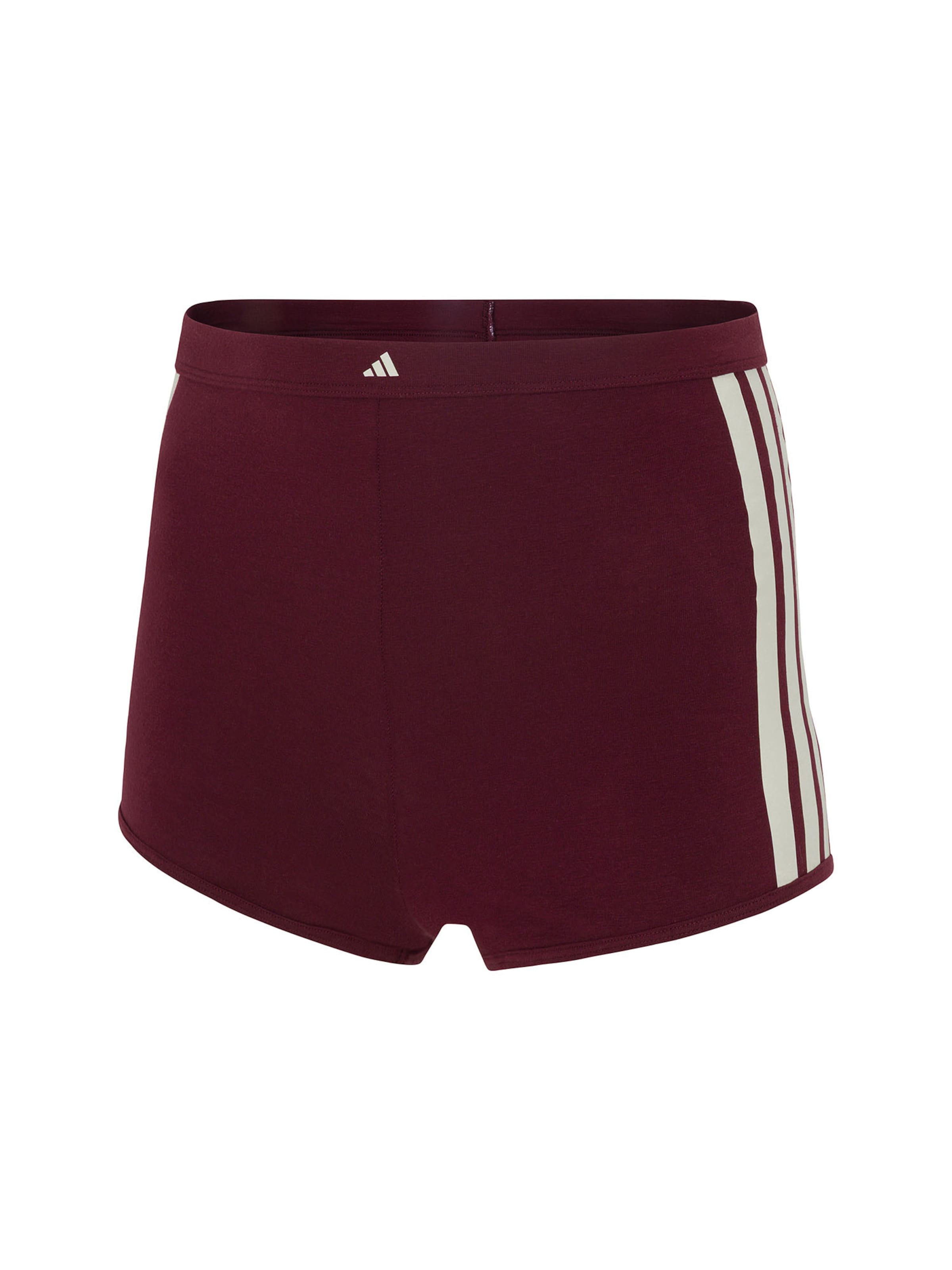 Culotte ' Sport Active Essentials Cotton 3 Stripes ' ADIDAS SPORTSWEAR en rouge : devant