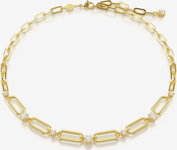 Swarovski Necklace in Gold: front