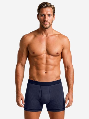 ESGE Boxer shorts 'Feinripp Ringel' in Blue