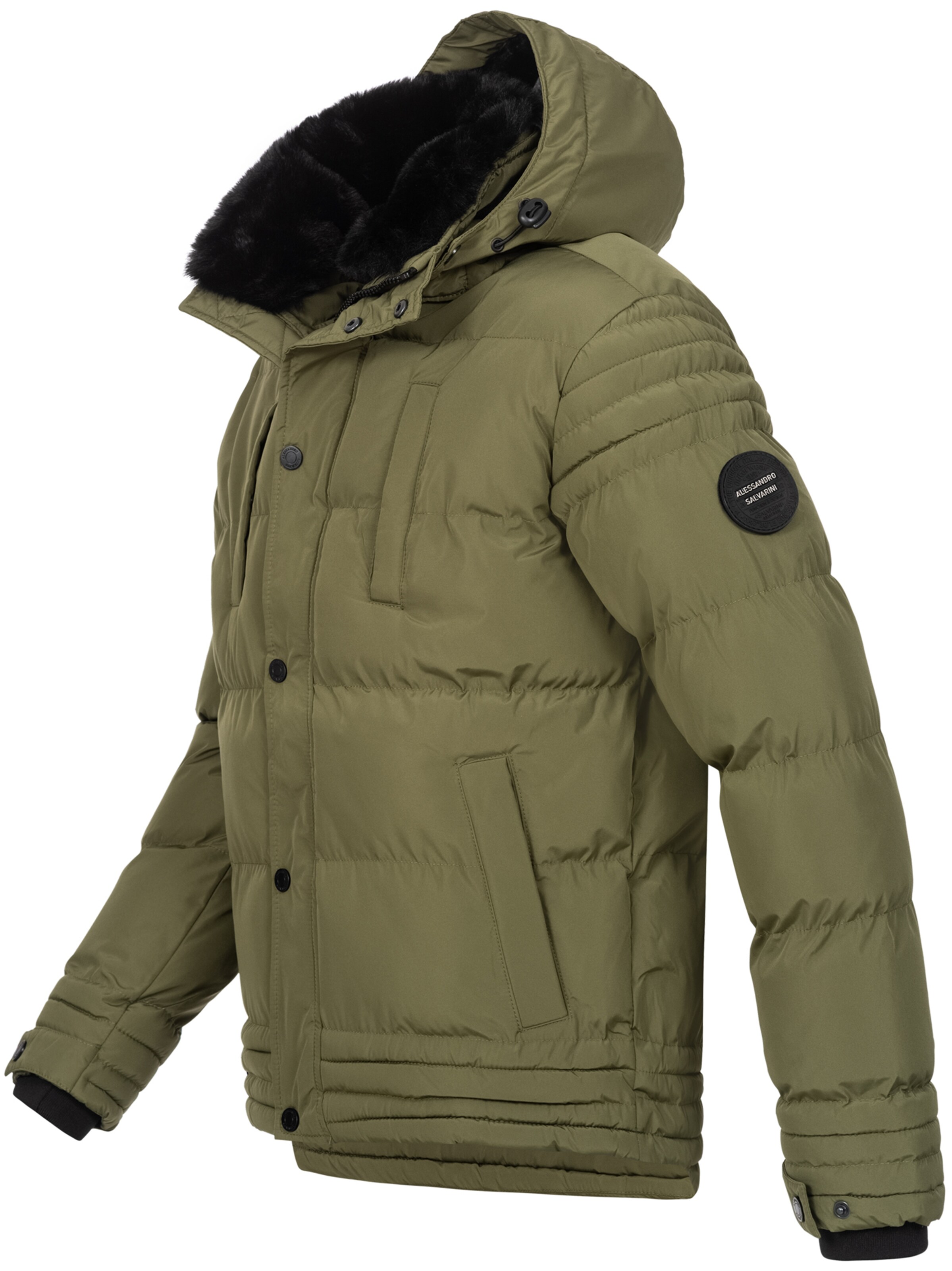 Alessandro Salvarini Winter jacket 'Fabiano' in Green