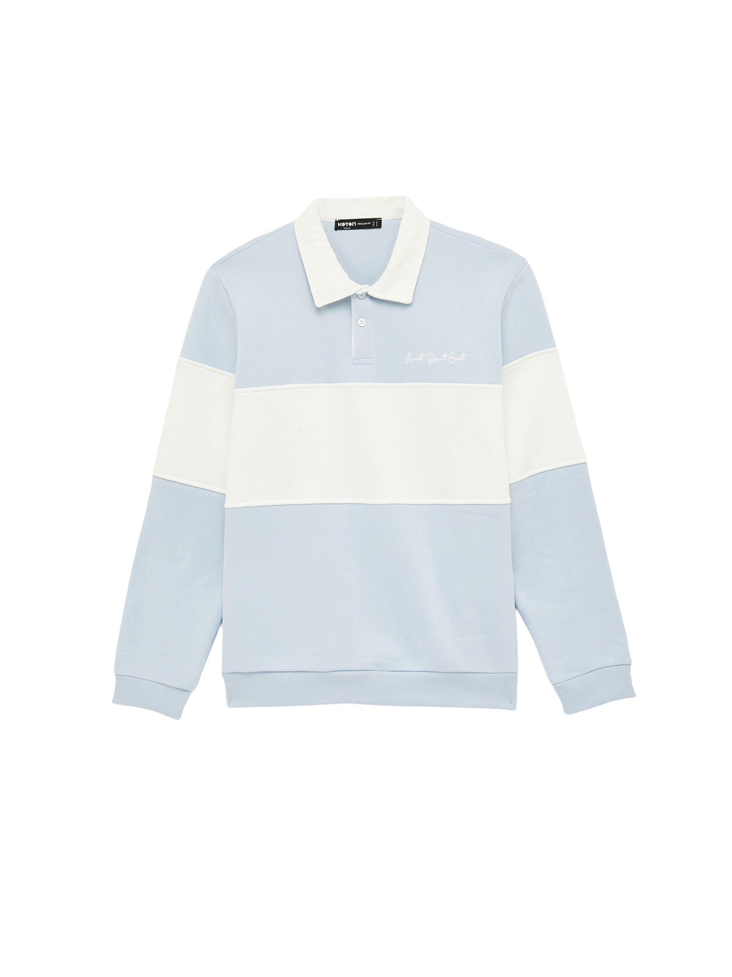 Koton Sweatshirt in XXXL in Light blue / White, Item view