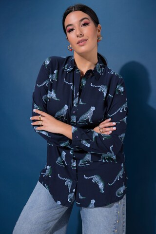 Studio Untold Bluse in Blau