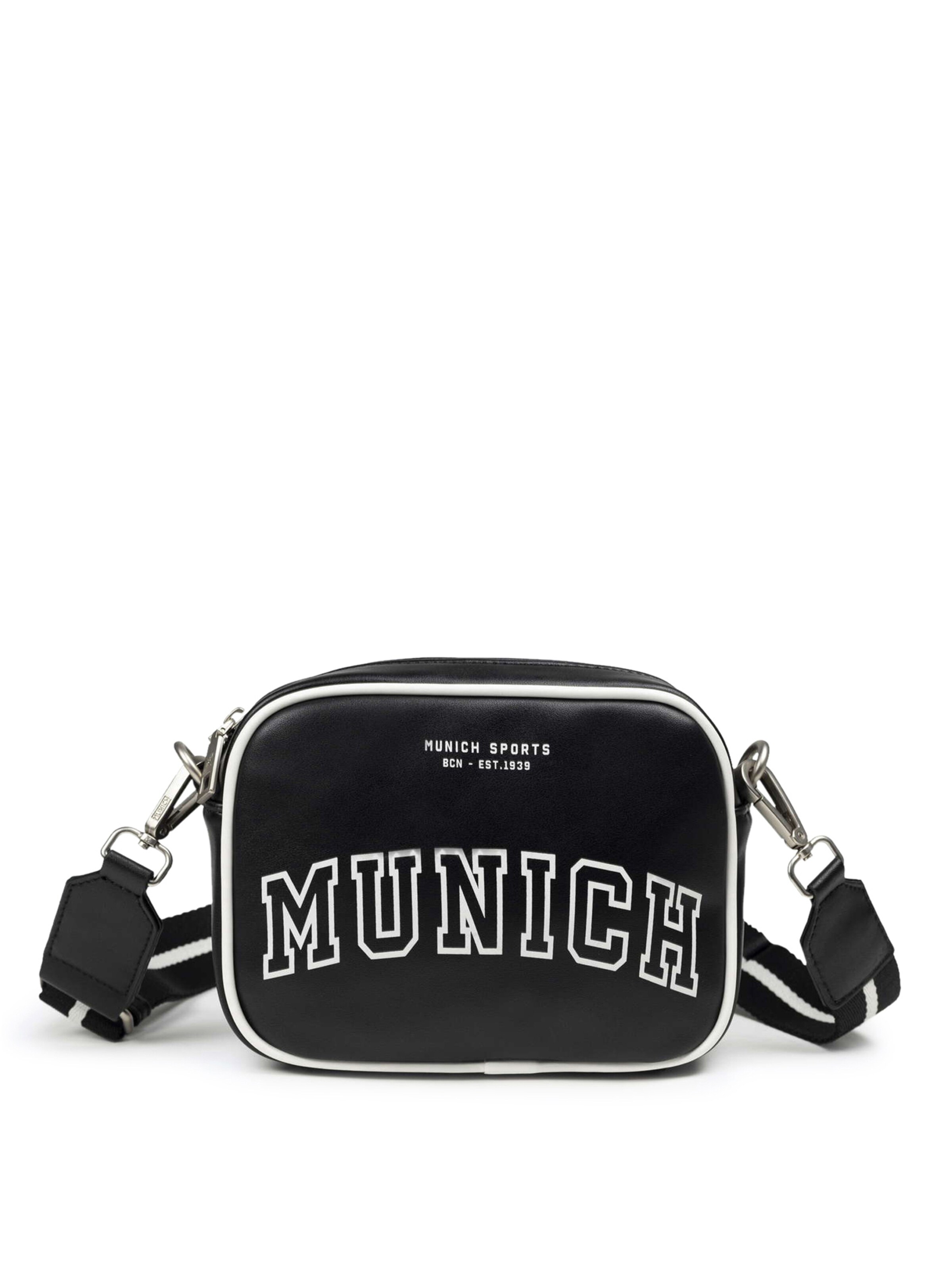 MUNICH Skuldertaske ' COURT ' i sort: forside