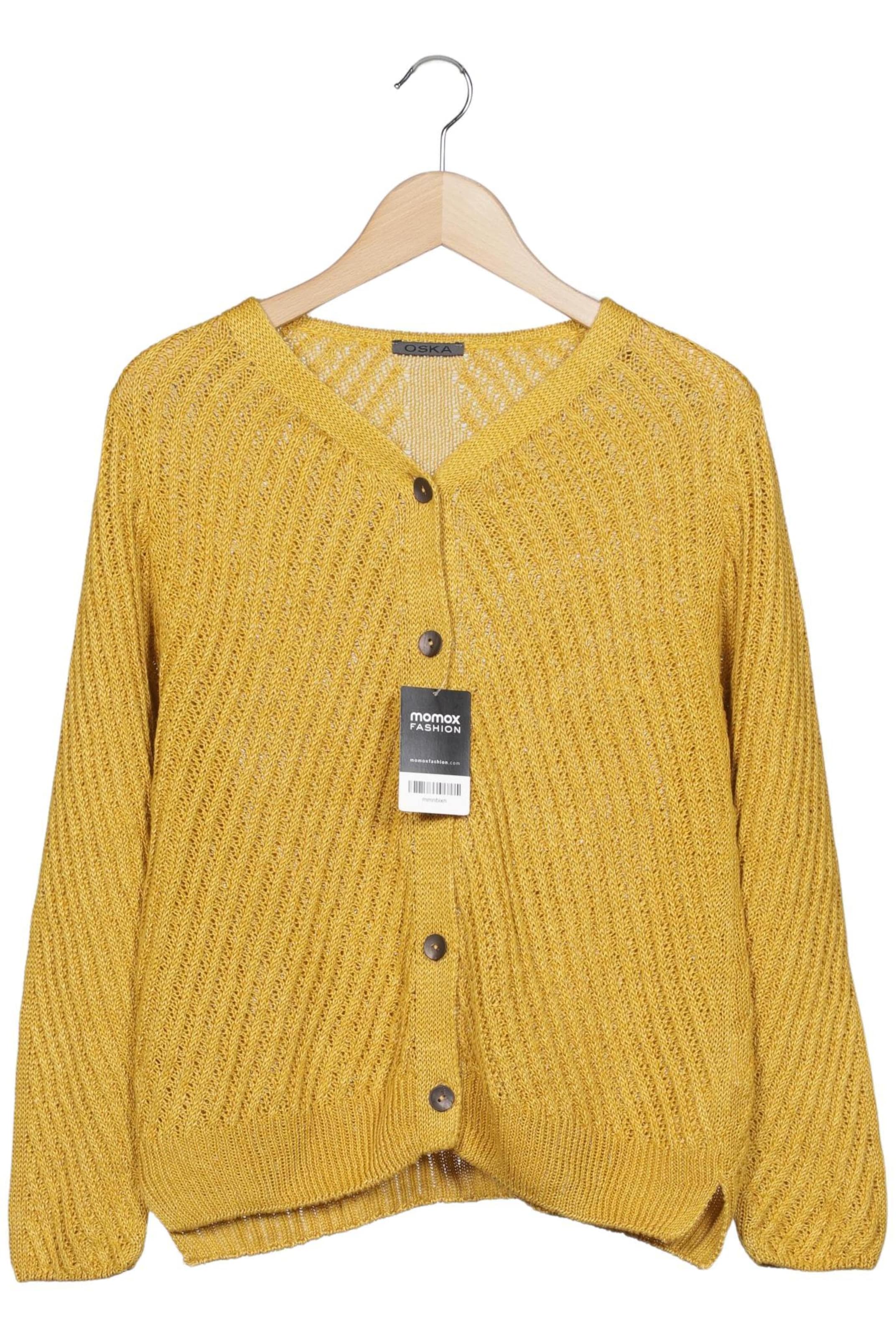 OSKA Sweater & Cardigan in M in Yellow: front