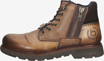 bugatti Lace-Up Boots 'Scarus' in Brown