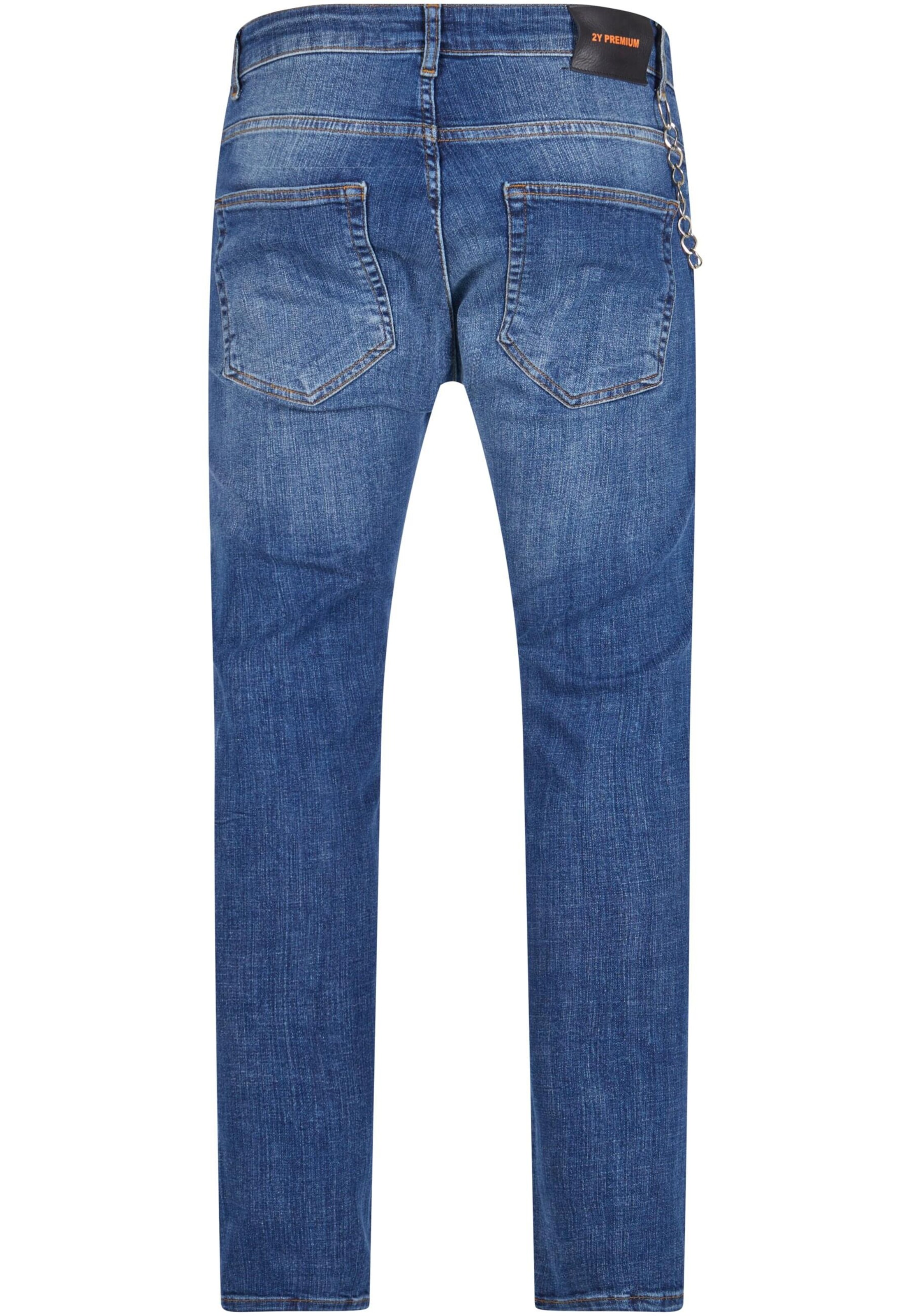 2Y Premium Skinny Jeans in Blauw