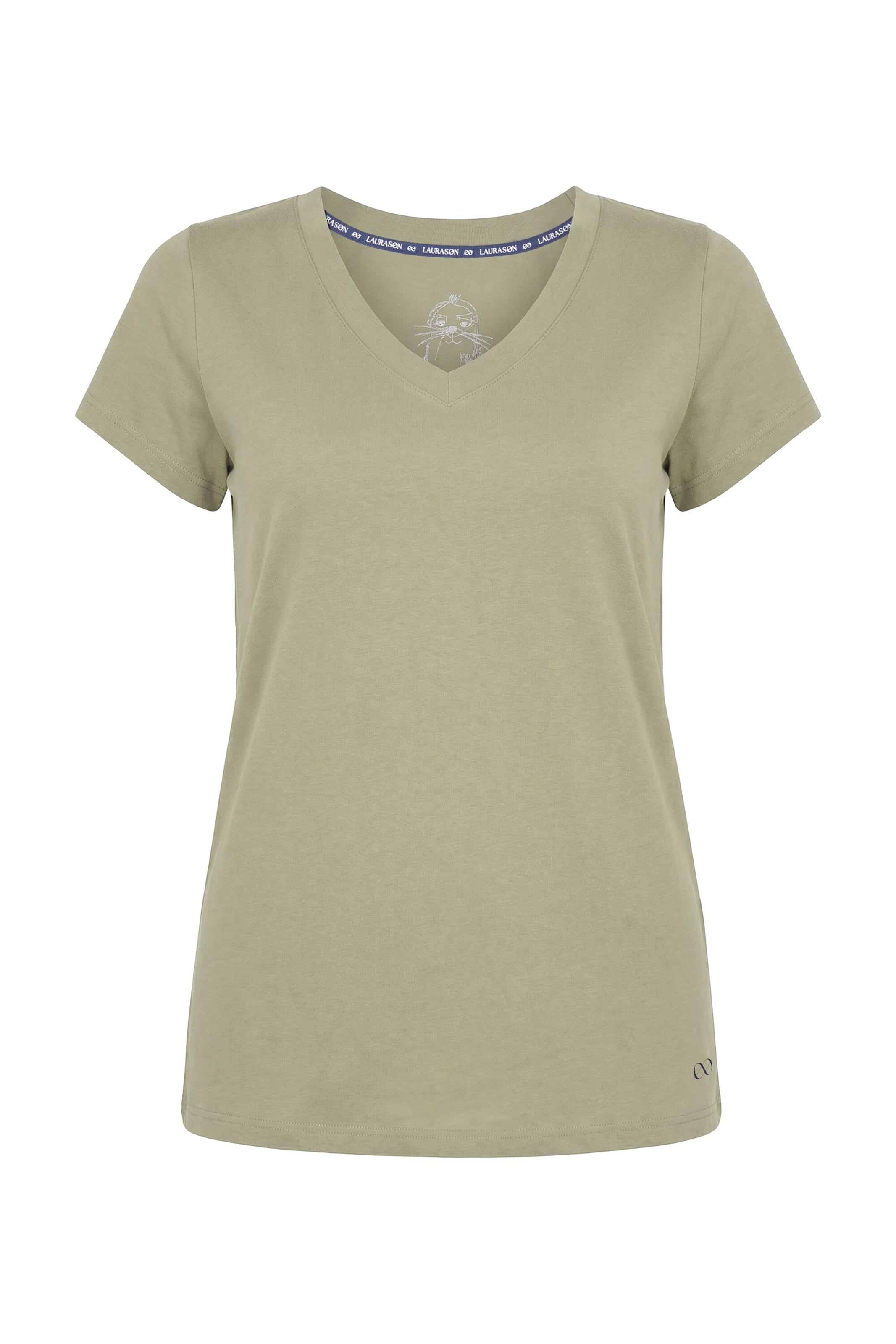 LAURASØN Shirt in Grün: Vorderseite