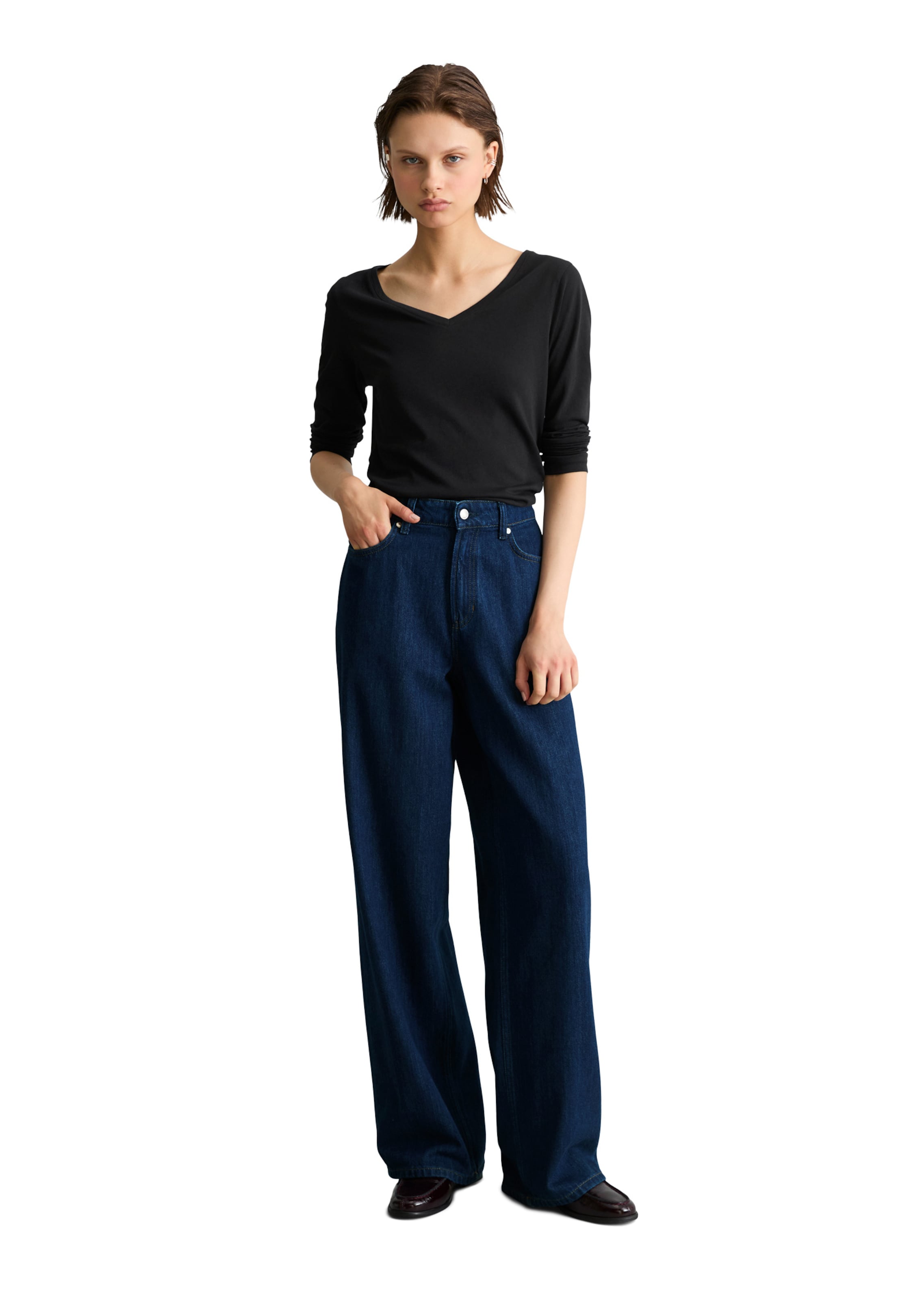 Loosefit Jean 'Tomke ' Marc O'Polo DENIM en bleu : devant