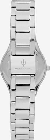 Montre à affichage analogique Maserati en argent