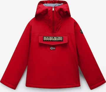 Veste fonctionnelle 'Rainforest 2' NAPAPIJRI en rouge : devant