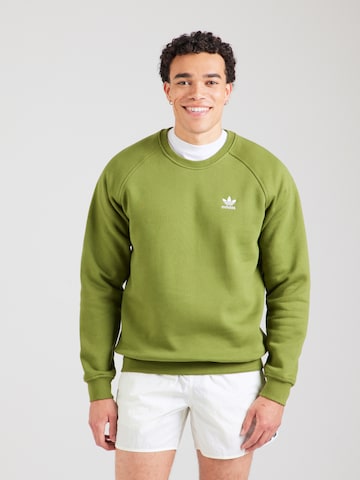 ADIDAS ORIGINALS Mikina 'Trefoil Essentials' - Zelená: predná strana