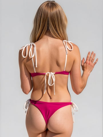pan y mar Balkonetka Bikini 'Double-face Bikini Set' w kolorze różowy