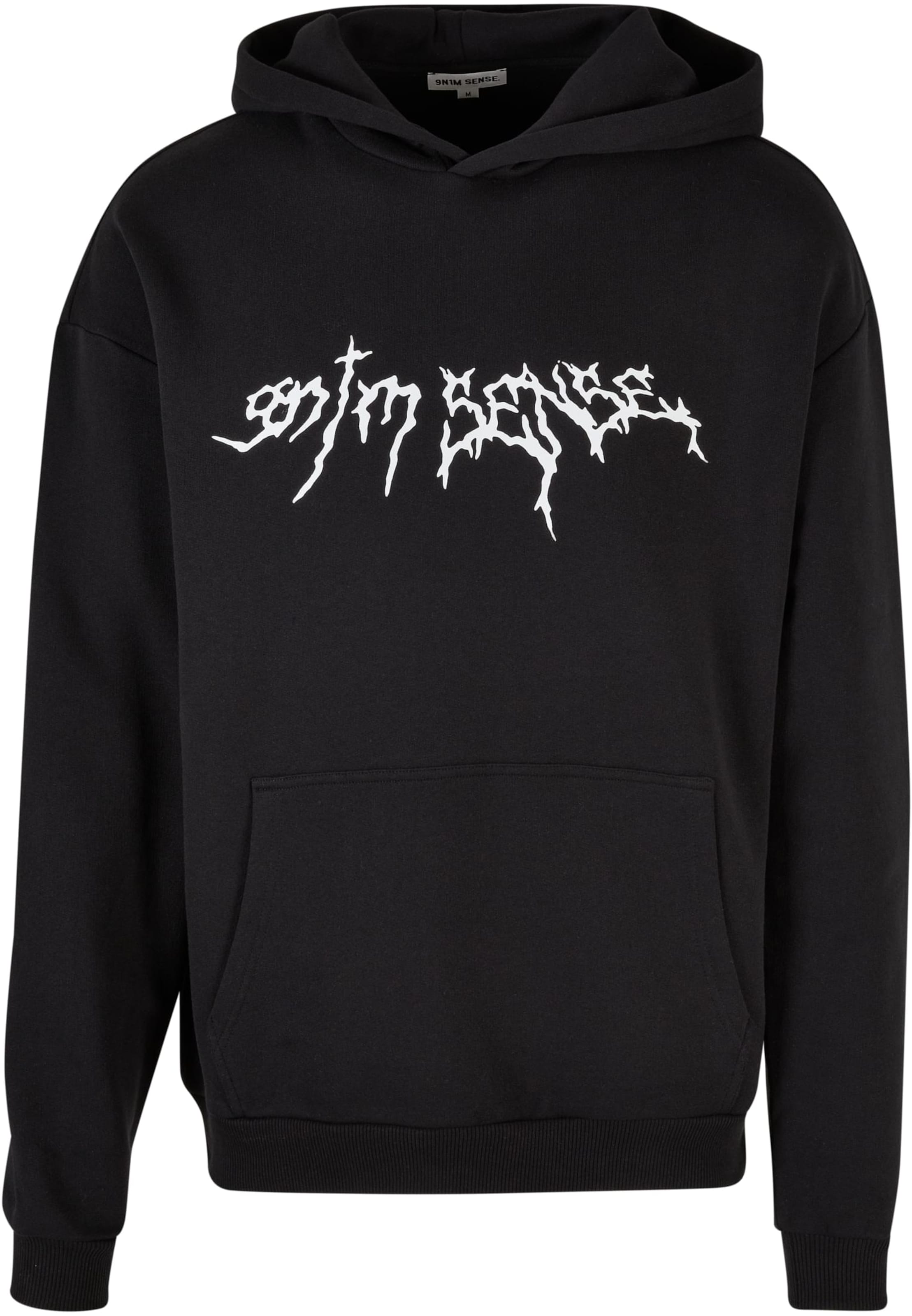 9N1M SENSE Sweatshirt in Black: front