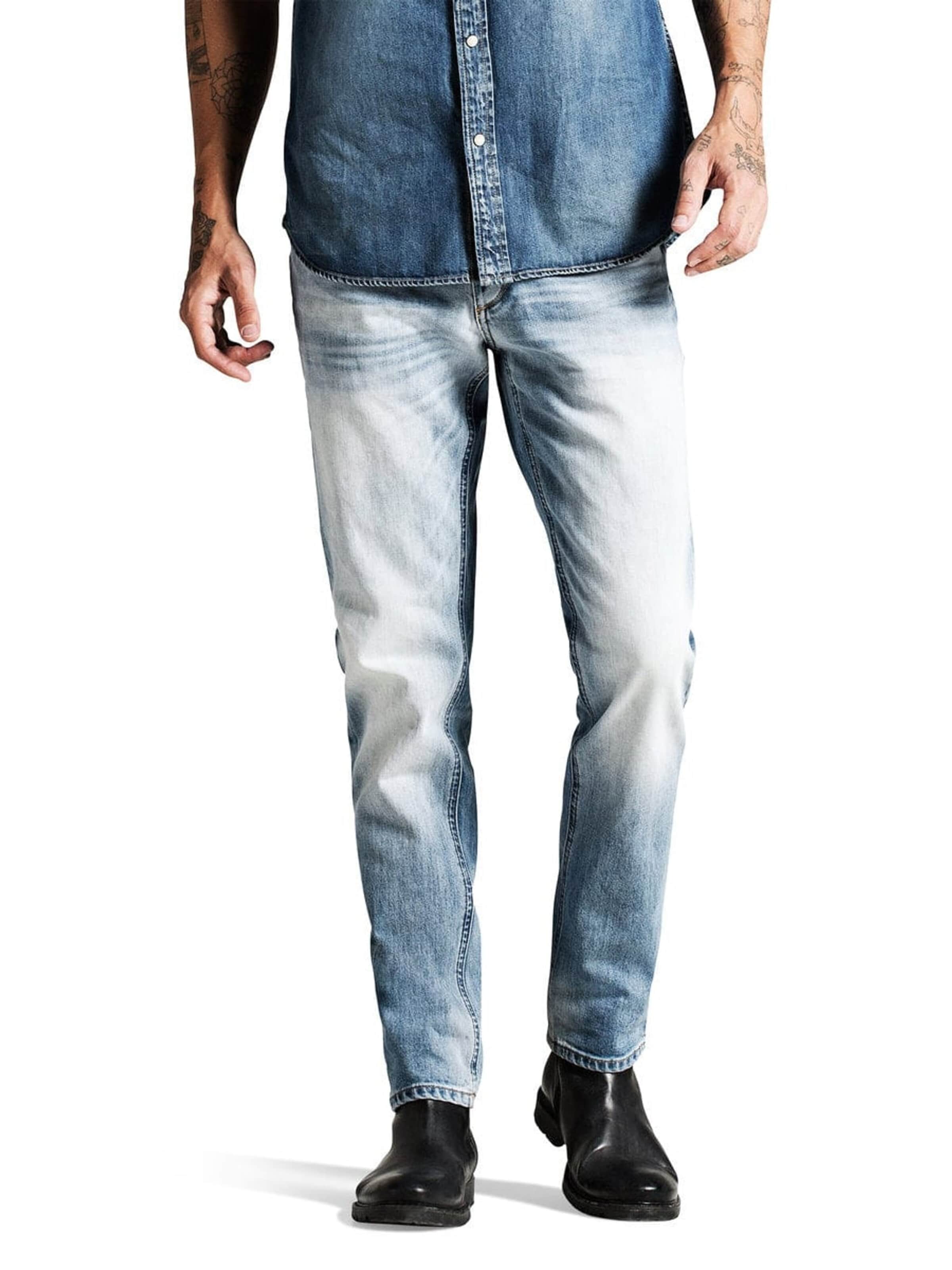 JACK & JONES Baggy Jeans in Blauw: voorkant