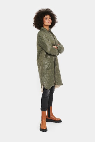 SAINT TROPEZ Between-Season Jacket 'Noemi' in Green