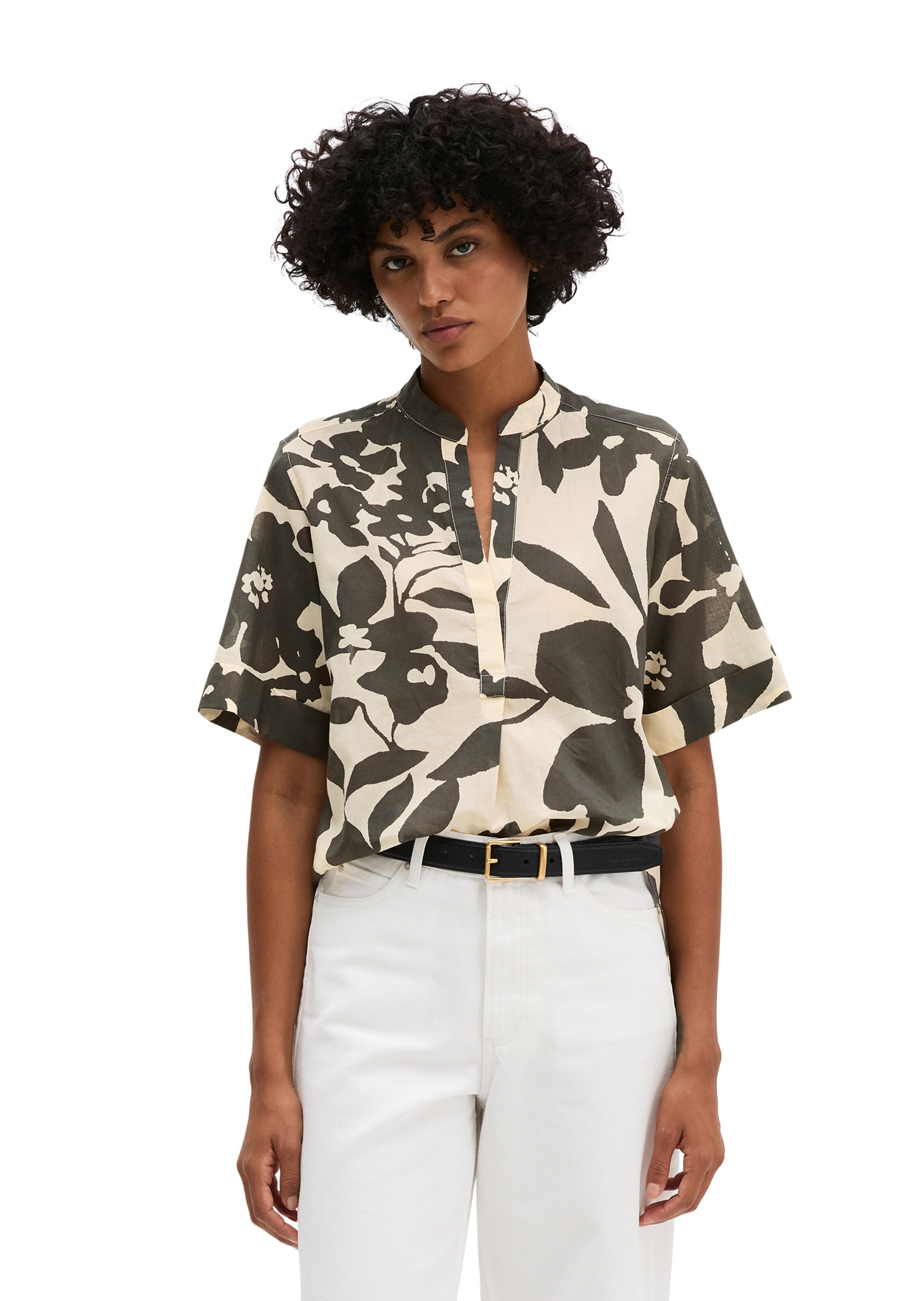 Marc O'Polo Bluse in Beige: Vorderseite