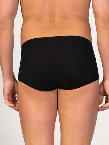 Slip 'Senior Fly Front Brief' zd ZERO DEFECTS en noir
