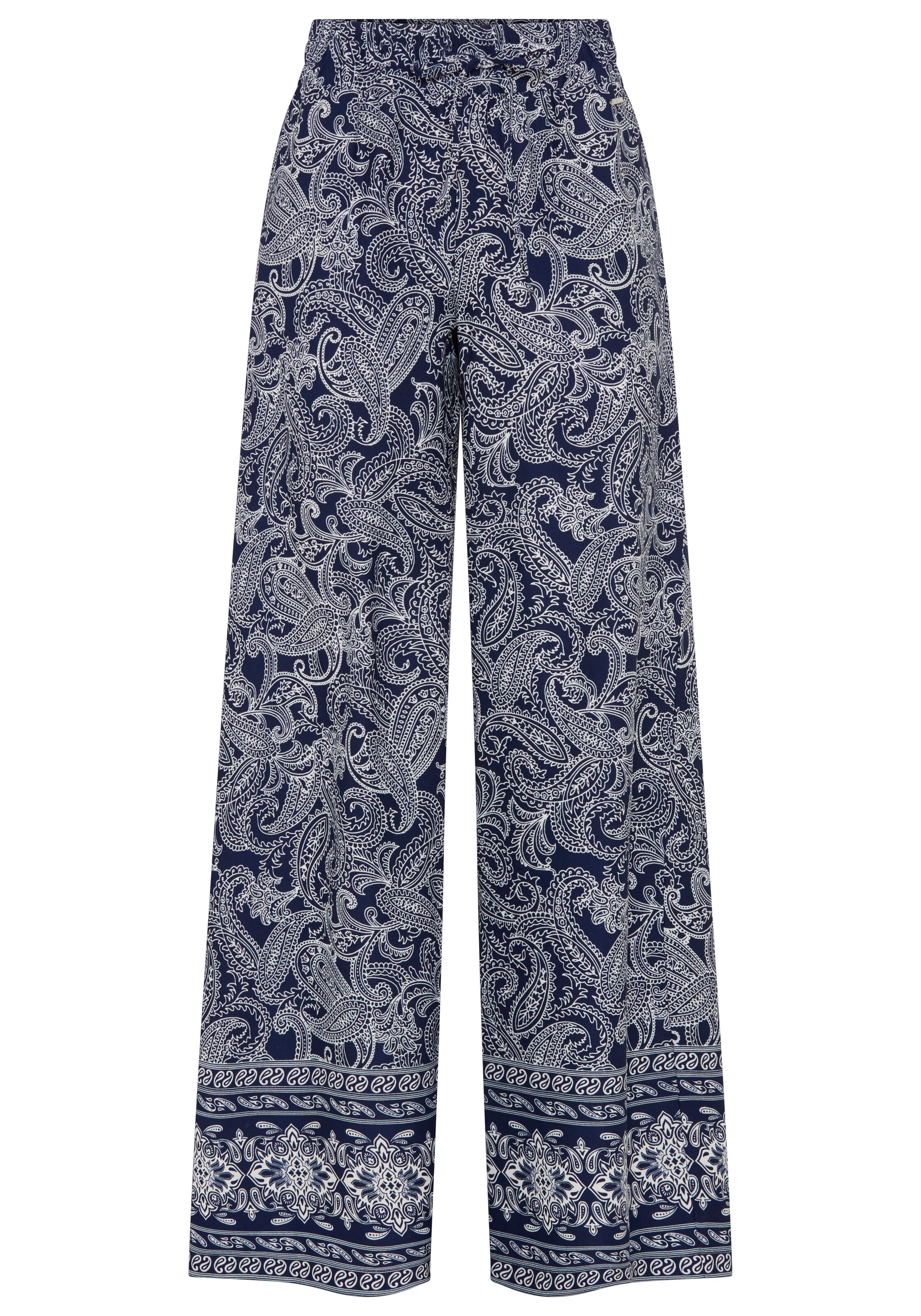 LAURA SCOTT Regular Chino Pants in Blue: front