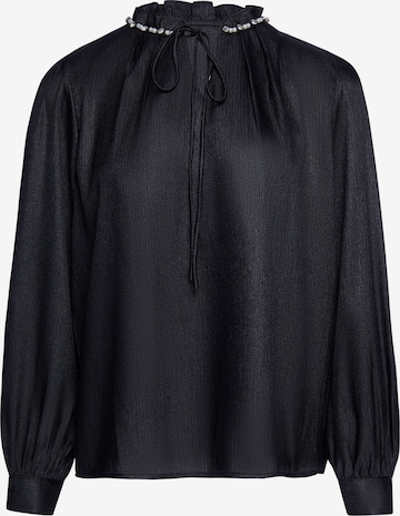 faina Blouse in Zwart: voorkant