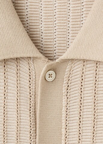 MANGO MAN Regular Fit Hemd 'Hondina' in Beige