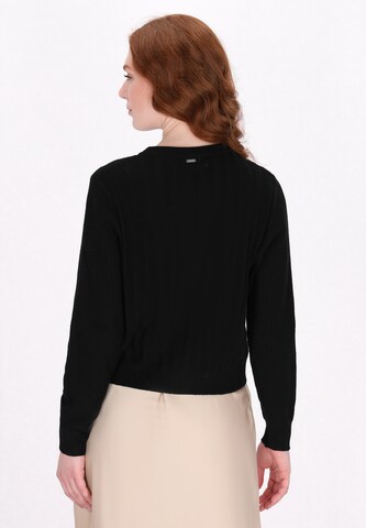 DreiMaster Klassik Вязаная кофта 'Classic Look' в Черный