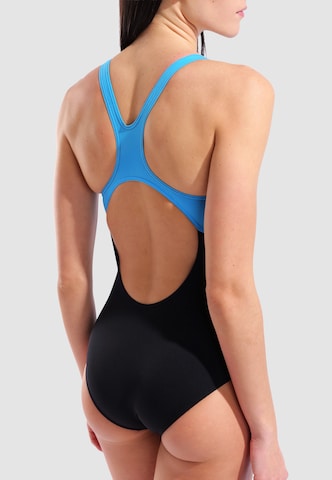 ARENA Bustier Uimapuku 'GRAPHIC' värissä musta