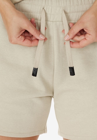 Whistler Regular Workout Pants 'Lucia' in Beige