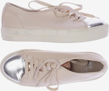 even&odd Flats & Loafers in 39 in White: front