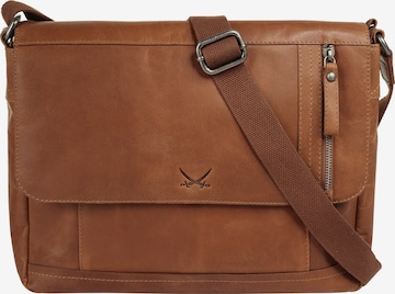 SANSIBAR Messenger 'Sansibar Messenger' in Braun: Vorderseite