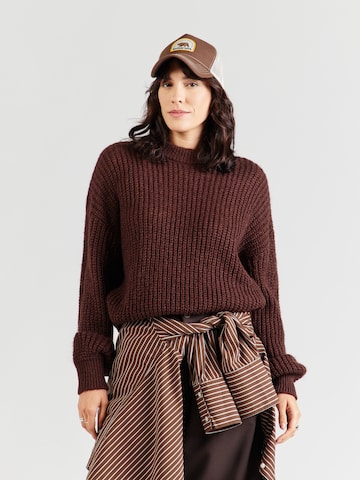 Pull-over 'Slogeryna_B' HUGO en marron : devant