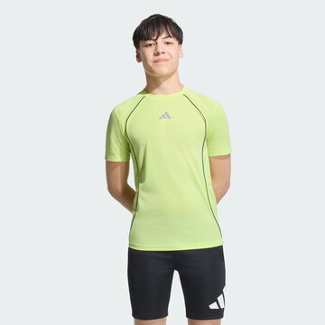 ADIDAS SPORTSWEAR Functioneel shirt 'Tech Apparel' in Geel: voorkant