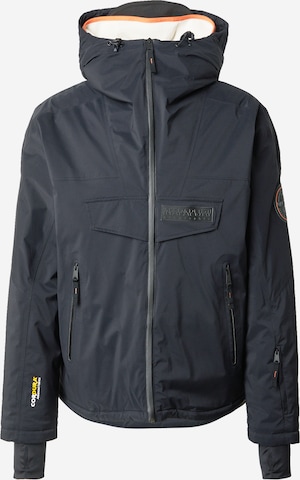 NAPAPIJRI Urheilutakki 'RAINFOREST' värissä musta: etupuoli