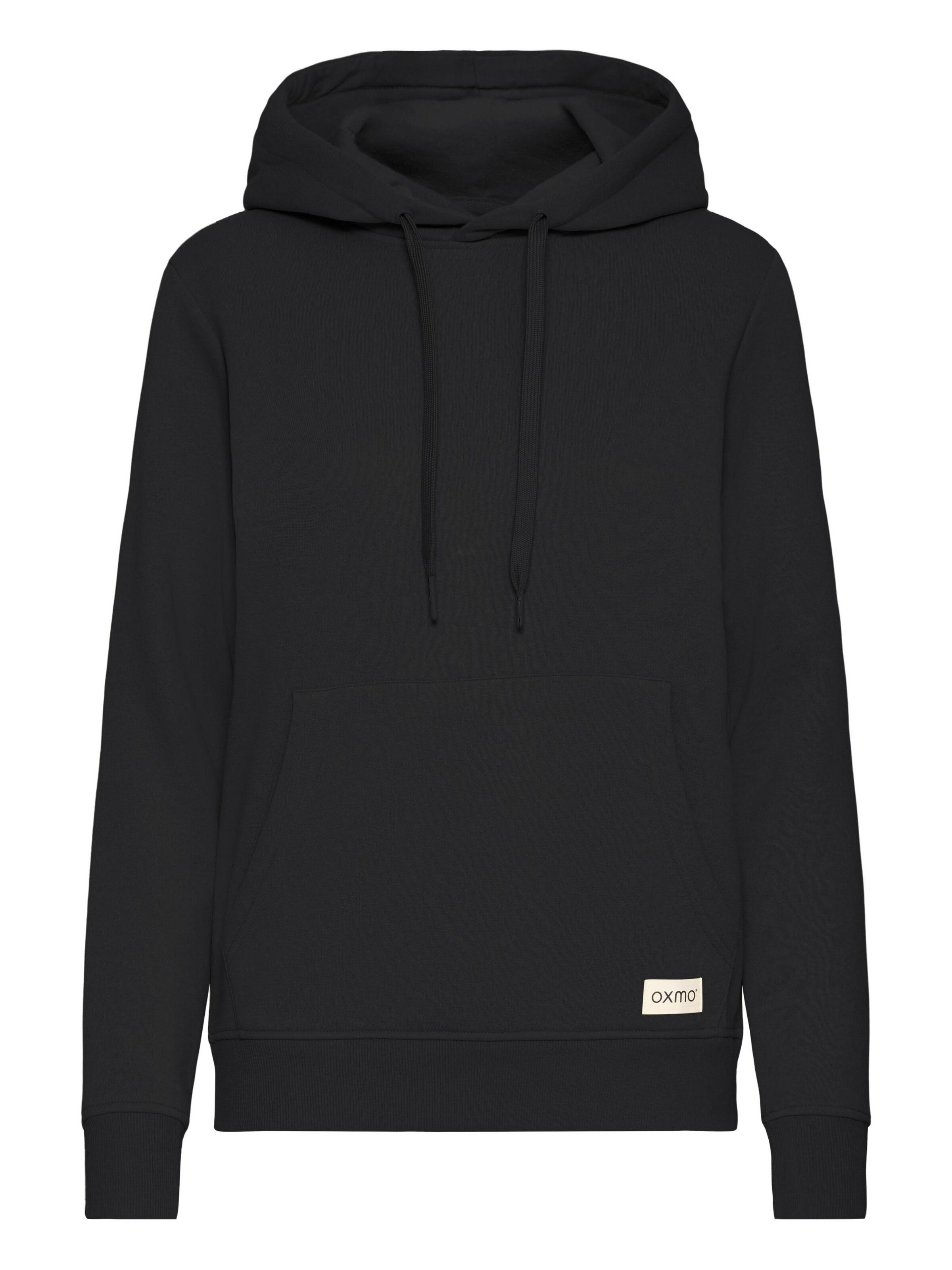 Oxmo Trui ' OXKAREN ' in Zwart: voorkant