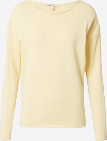 Pull-over ESPRIT en jaune : devant