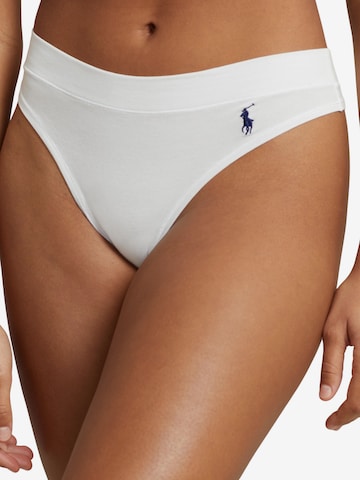 Polo Ralph Lauren String ' Thong ' in Wit: voorkant