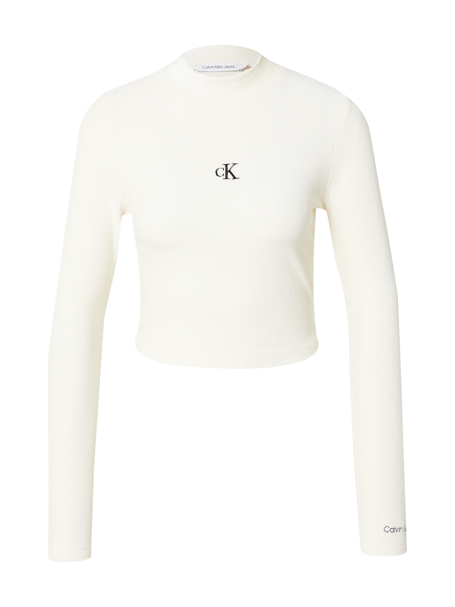 Odzież Koszulki & topy Calvin Klein Jeans Koszulka w kolorze Kremowym 