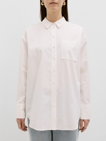 Camicia da donna 'Gianna' di EDITED in bianco: frontale