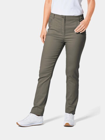 Goldner Regular Jeans 'Anna' in Grün: Vorderseite